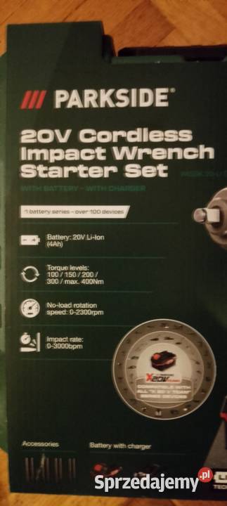 Klucz udarowy Parkside PASSK 20Li C4 Otwock