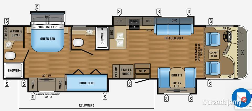 KAMPER Jayco Precept 36T 2017 na podwoziu Ford Kobyłka
