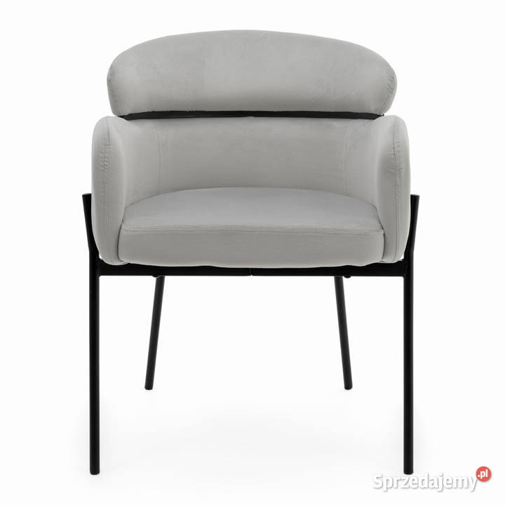 Krzesło Tapicerowane Bolzano Jasnoszare Wysyłka Tarchały Małe