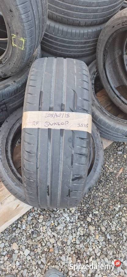 205 40 R18 Dunlop RunFlat 2 lato PROMOCJA Gliwice sprzedam