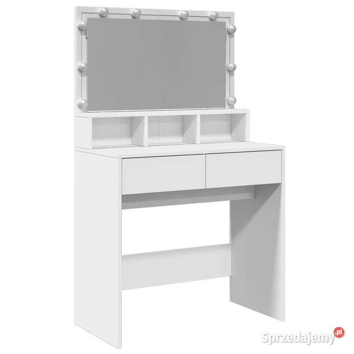 Toaletka z LED biała 80x41x1345 WM848185 mazowieckie Warszawa