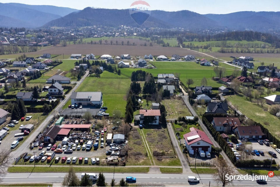 Działka usługowohandlowa ruchliwa droga Jaworze sprzedam