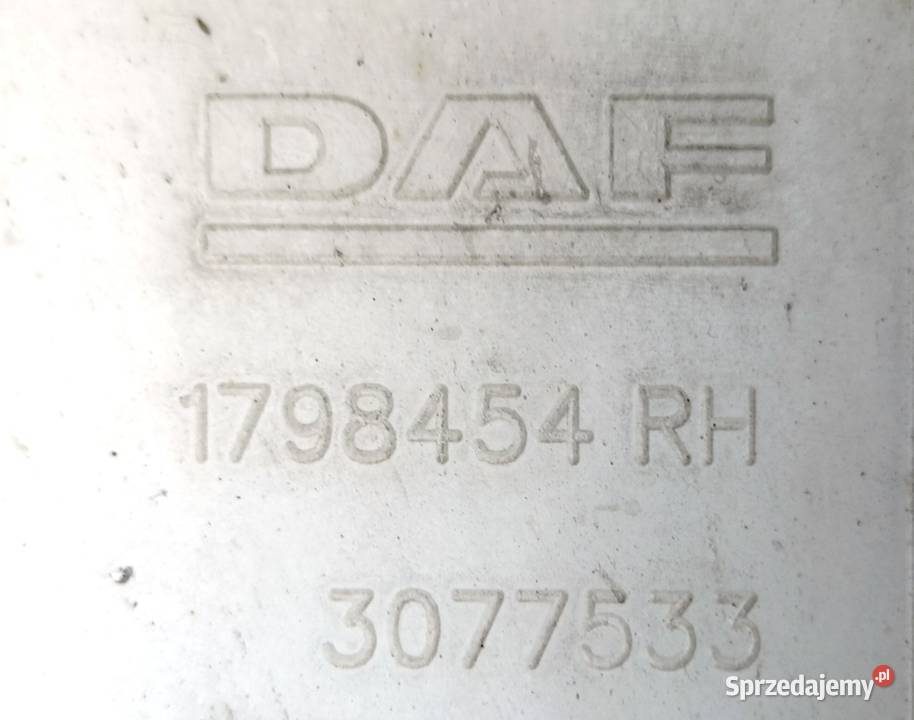 NAROŻNIK ZDERZAKA PRAWY DAF XF106 XF 106 1798454 ciężarowe lubuskie