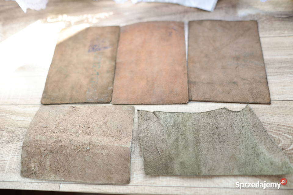 Kawałki skóry naturalnej 5 23 x 17 Stąporków