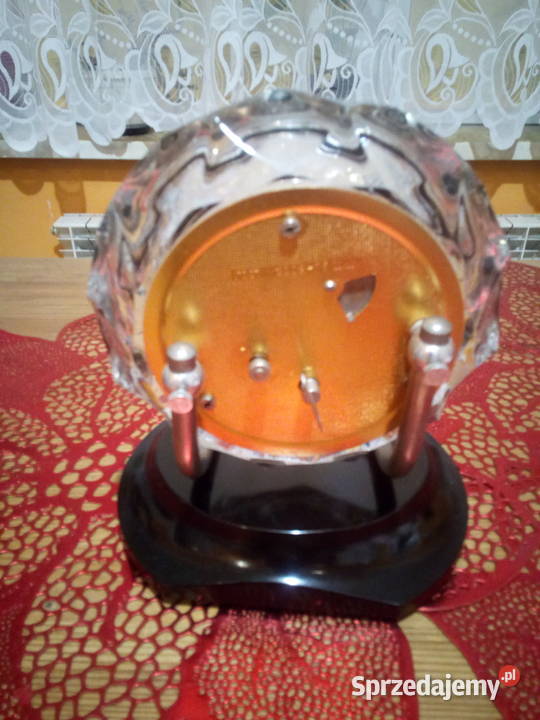 Stary radziecki zegar w krysztale Majak z czasów śląskie sprzedam