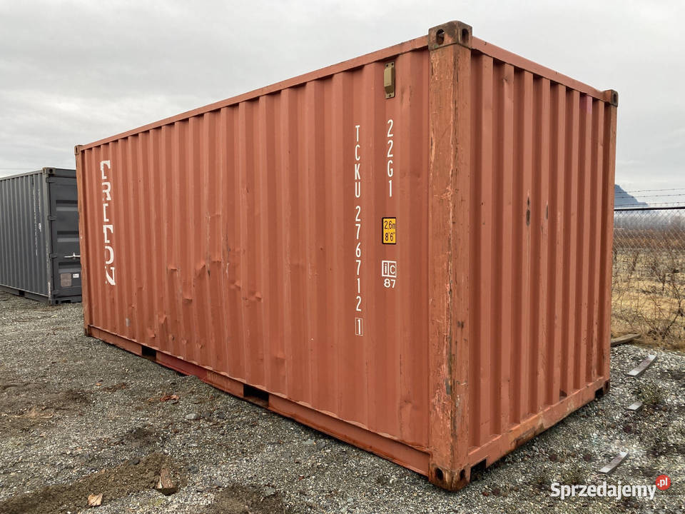 Kontener morski magazynowy 20DV 6 metrowy Mosina