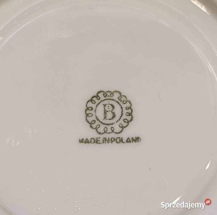 Bogucice Piękny porcelanowy serwis kawowy