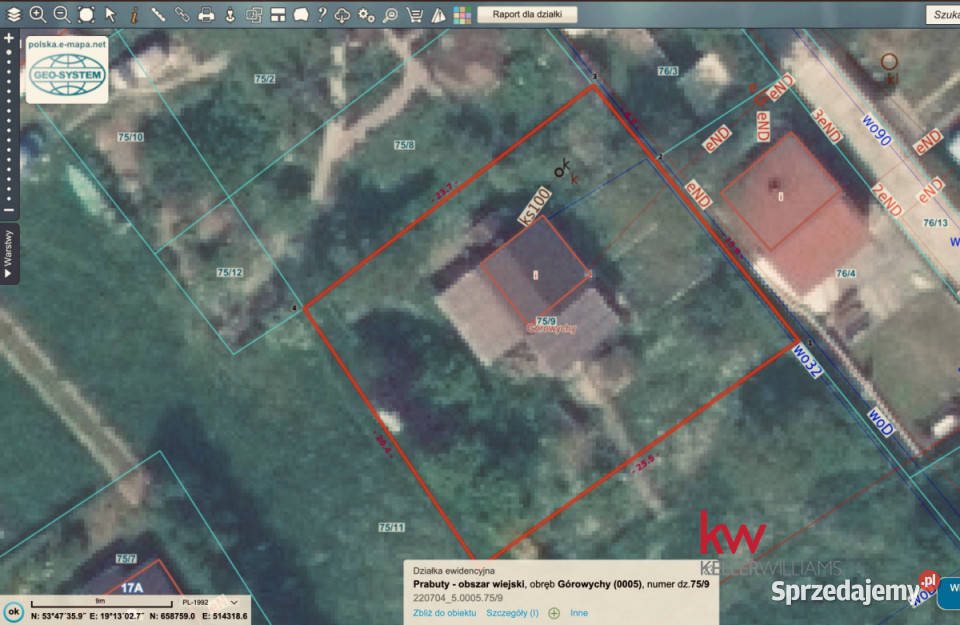 Działka 500m2 Górowychy