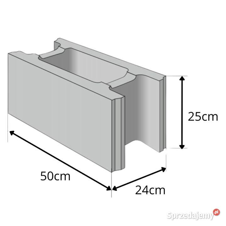 Pustak szalunkowy 24x25x50 PATER Bloczki Gdów