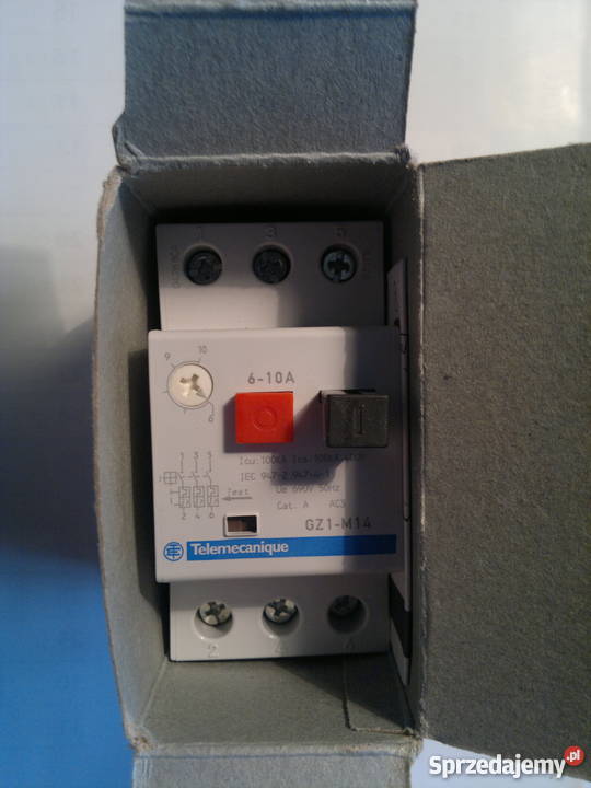Wyłącznik silnikowy GZ1M14 Telemecanique zakres śląskie Dąbrowa Górnicza
