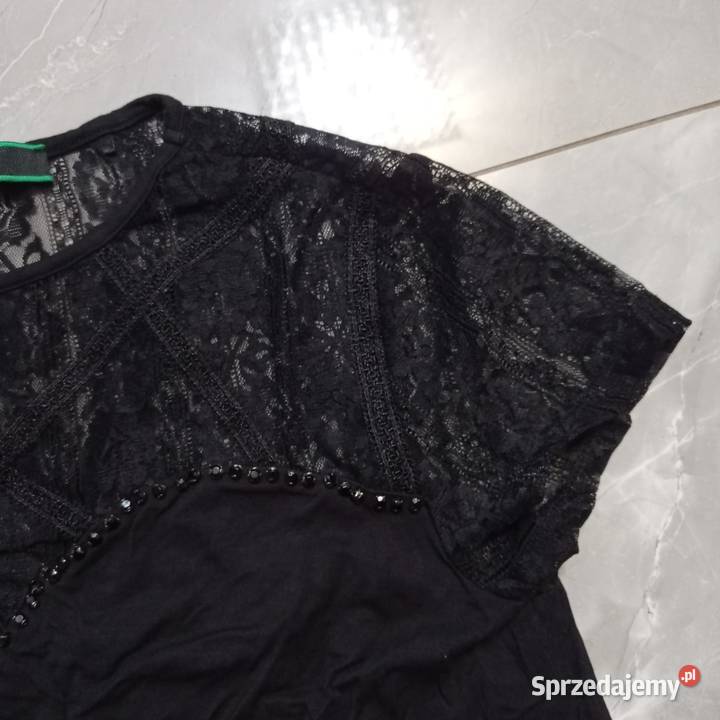 Koszulka Damska GUESS Czarna Nowa Kamień Pomorski