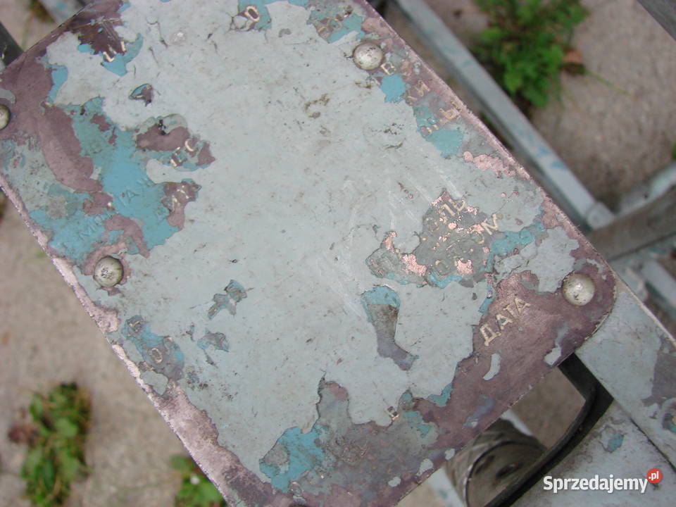 aluminiowa drabinka do śmigłowca CCCP Pruszcz Gdański