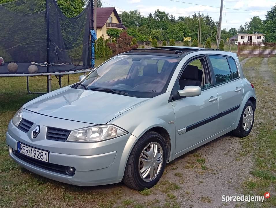 Reno Megane 2 16 16v Gaz LPG Panorama Zdrowy lakier metallic Rzeszów
