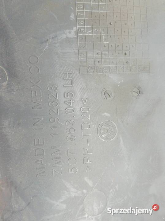 TUNEL ŚRODKOWY PODŁOKIETNIK 5C SKÓRA VW Rok produkcji 2015