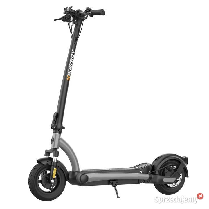 Składana srebrna hulajnoga elektryczna Hikerboy Poznań