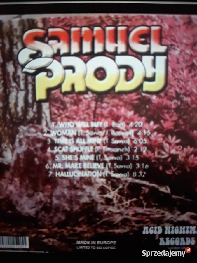 Archiwum heavy prog rocka SAMUEL PRODY Samuel