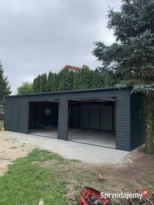 Garaż blaszany 7x6 drewnopodobny inne wymiary Płońsk