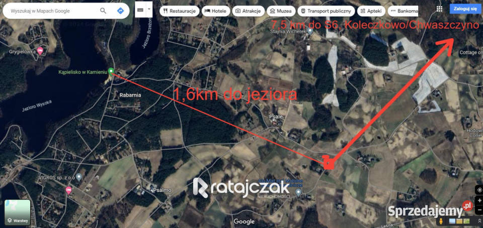 Sprzedaż gruntu Kamień Leśna 1148m2