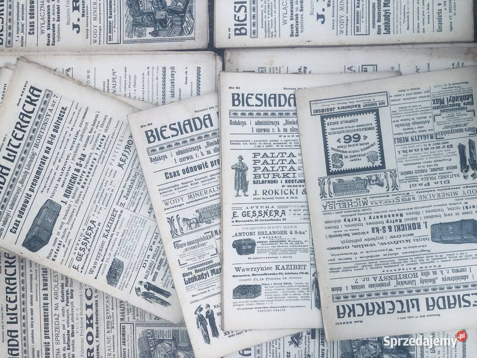 Biesiada Literacka Warszawa 1912 do 1913 roku 52 łódzkie Łowicz