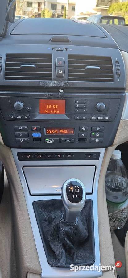 BMW X3 20D 177 przebieg 258500 stan skrzynia srebrny świętokrzyskie