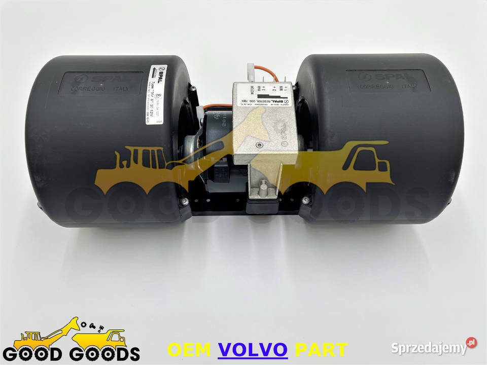VOLVO DMUCHAWA 12V WENTYLATOR 12V NAWIEWU KABINY mazowieckie Władysławów