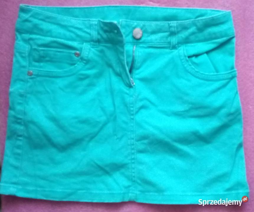 Spódnica dziewczęca jeans mini 158 sprzedam