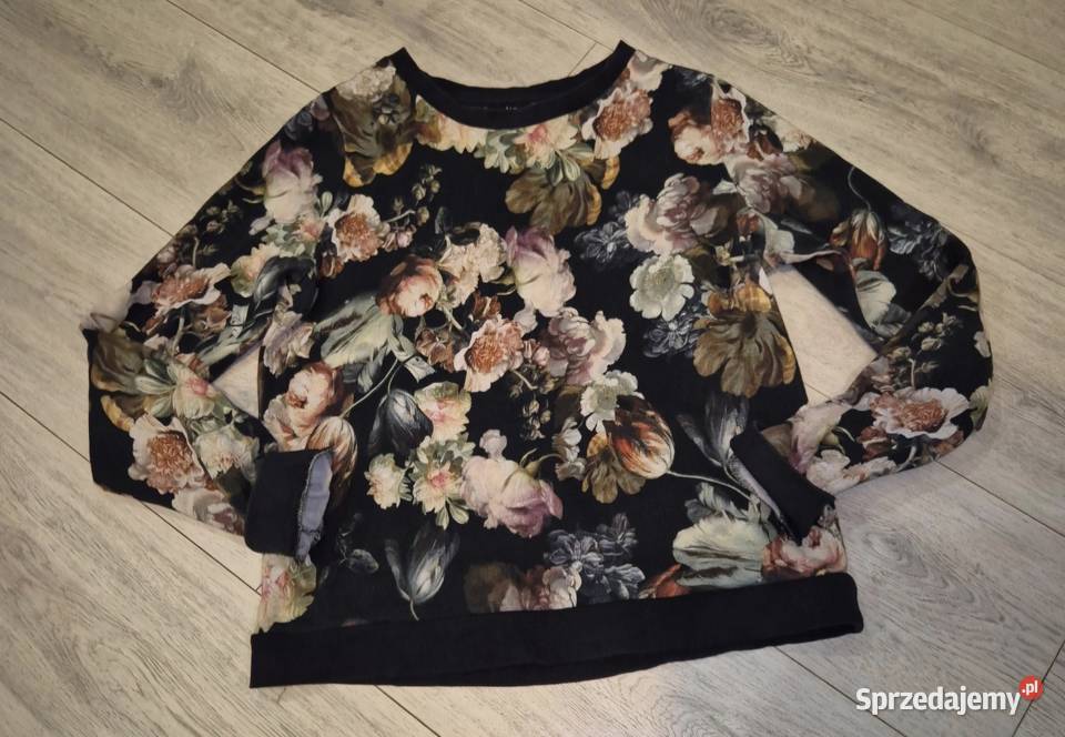 Bluza damska kwiaty floral Monki 36S Odzież sportowa