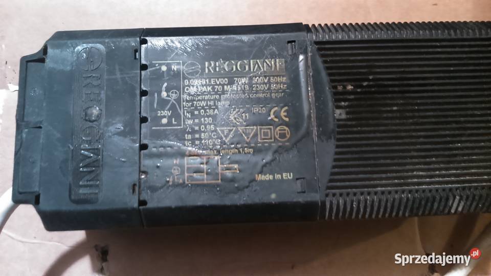 Lampa metalohalogenkowa bez żarówki z modułem