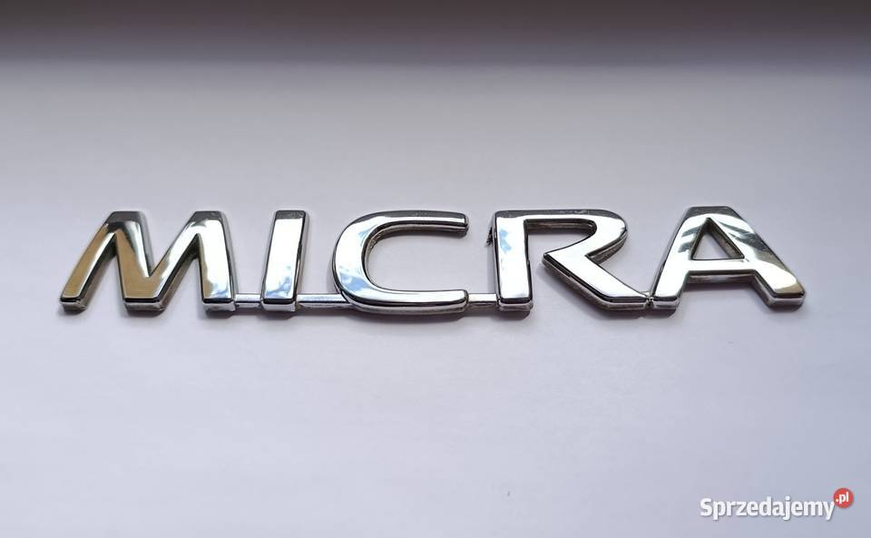 Napis emblemat Nissan Micra 0310r Pozostałe Lipno sprzedam