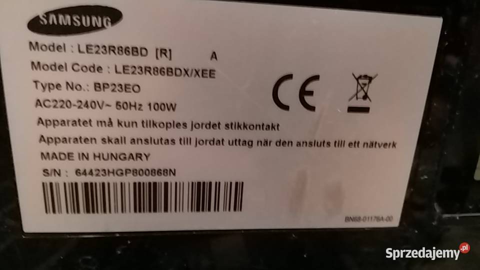 Telewizor Samsung 23 całe LCD mazowieckie Radom