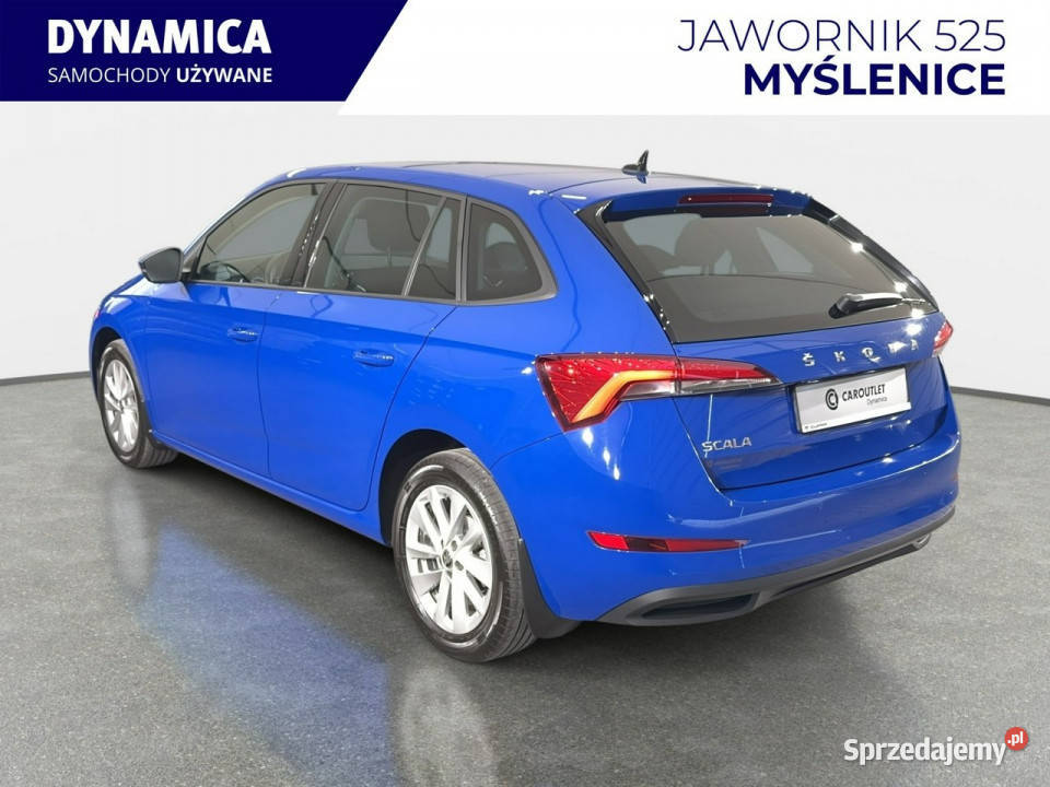 koda Scala VAT 23 Ambition 10TSI DSG 2023 r czujnik parkowania Myślenice