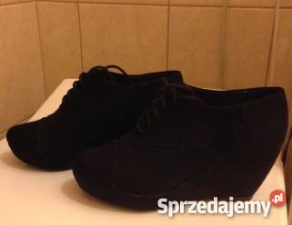 Buciki czarne zamszowe LOOK Warszawa