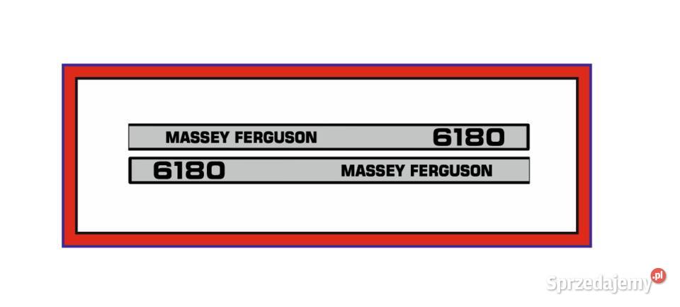 Naklejki Massey Ferguson 6180 Ciągnik Traktor Rybnik