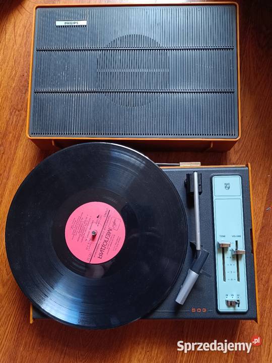 Stary gramofon Philips 503 Łódź