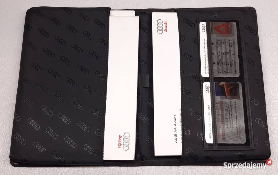 ETUI FUTERAŁ INSTRUKCJA OBSŁUGI AUDI A4 B7 AVANT Mielęcin