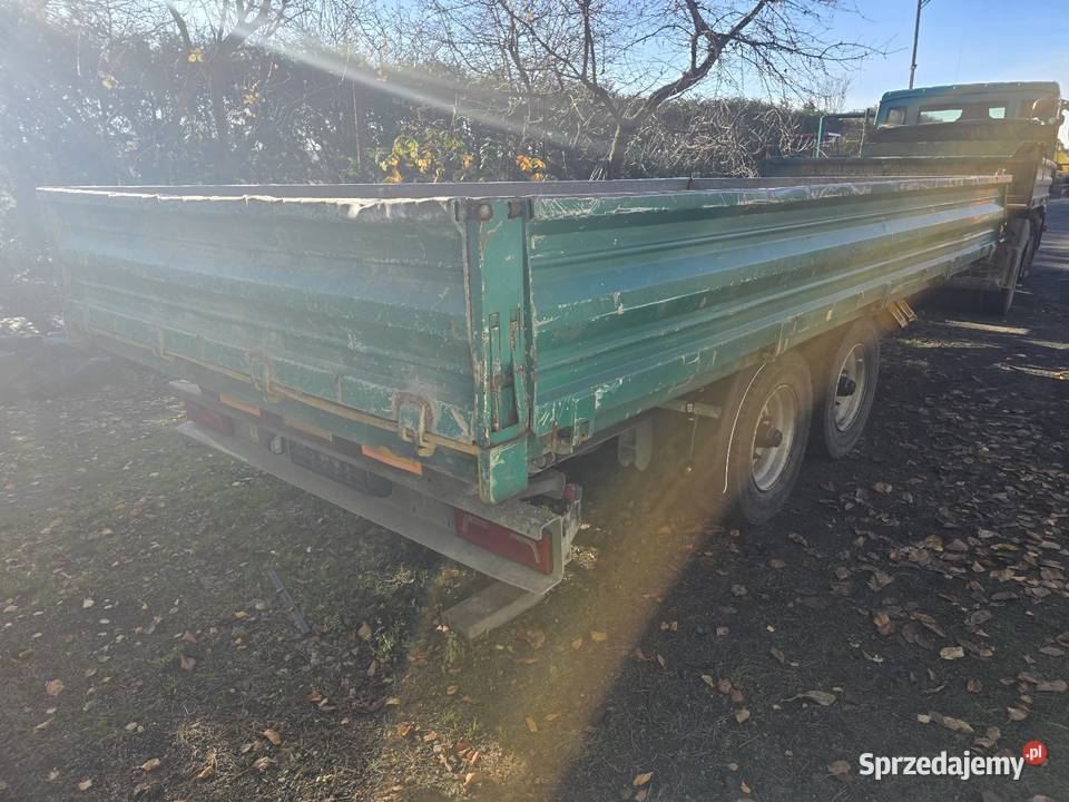 Przyczepa Tandem Niskopodwozie Wywrotka Moeslein Wieluń sprzedam