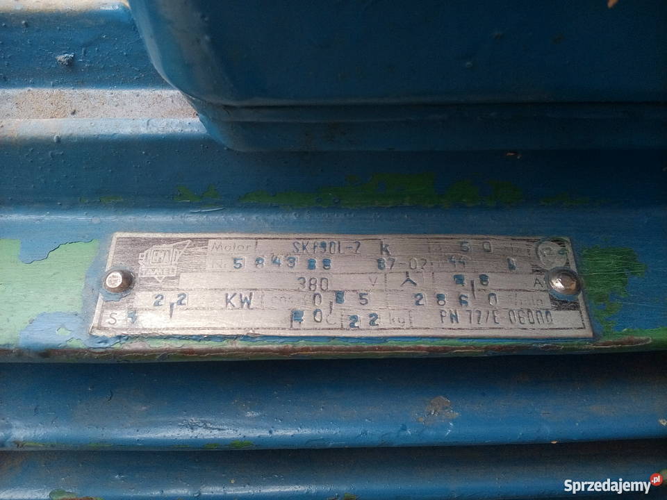 Silnik ElektrycznyPompa Wody 22KW 2860Lmin 380V sprzedam