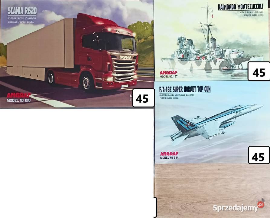 Modele Kartonowe sprzedam