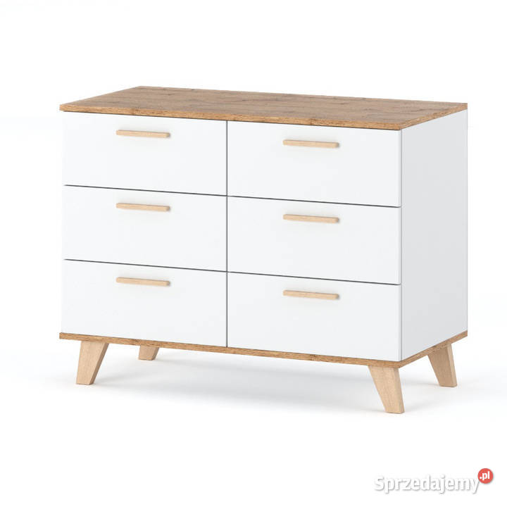 Komoda Skandynawska Z 3 Szufladami Olivier 100cm Elbląg