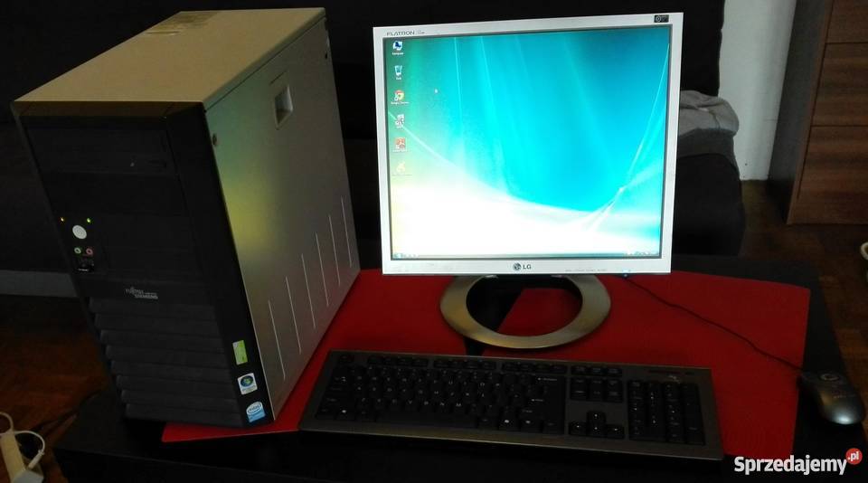 Zestaw komputerowy FujitsuSiemens 2x22GHz 2GB Komputery stacjonarne