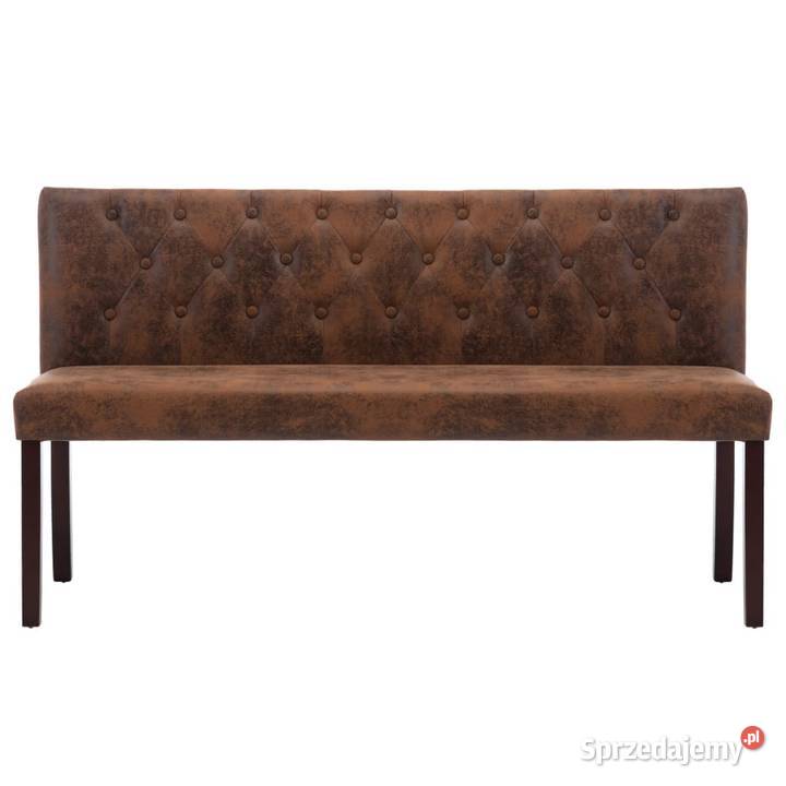 vidaXL Ławka 1485 brązowa sztuczna skóra Warszawa