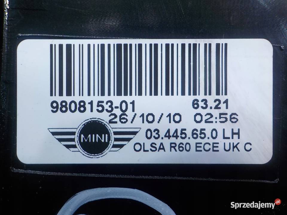 MINI COOPER COUNTRYMAN 16 B 10r 5D lampa lewa Suków