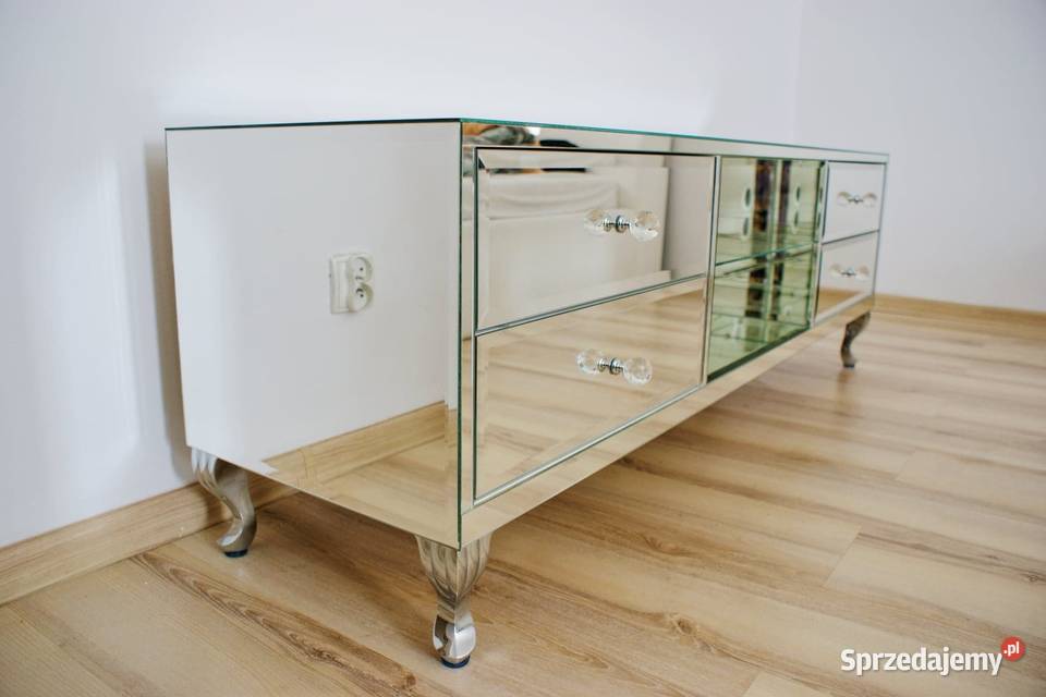 RTV lustrzane z lustra glamour nogi chromw wielkopolskie Kępno