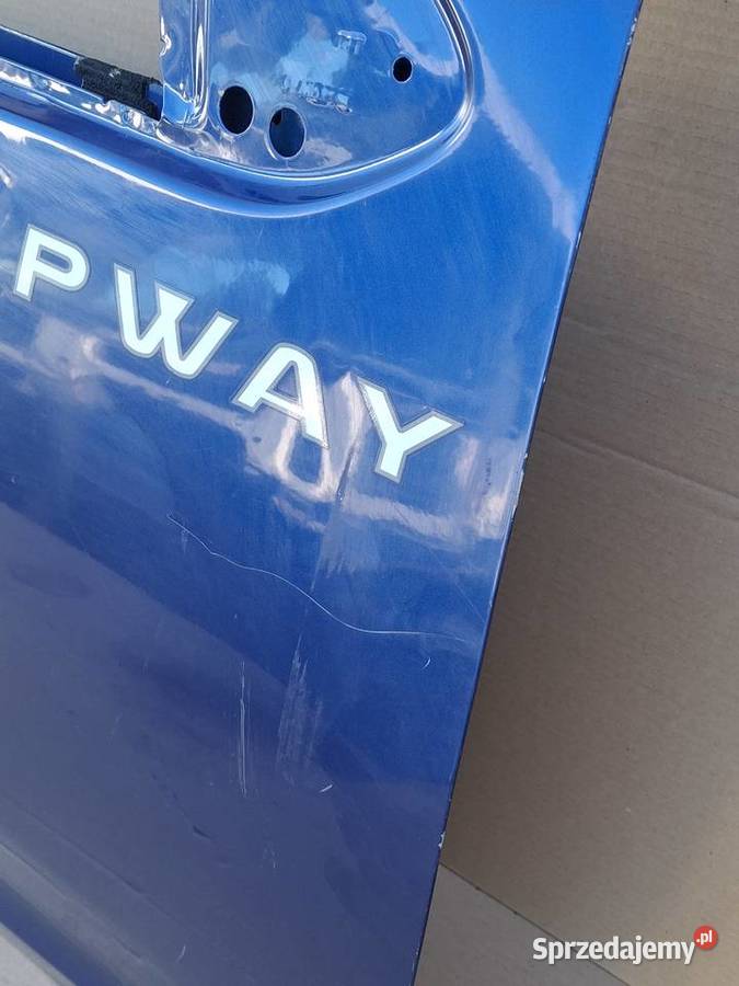 DACIA SANDERO II LOGAN DRZWI PRAWE PRZEDNIE Bieleń