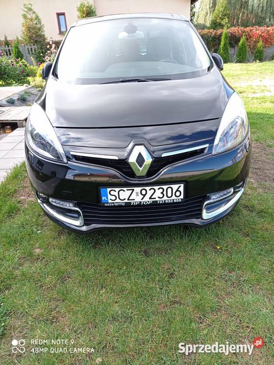Renault Scenic 20 benzyna LPG Automat 2014 r wspomaganie kierownicy Kruszyna