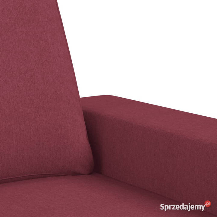 Sofa 2osobowa winna czerwień 140 tapicerowana mazowieckie Warszawa