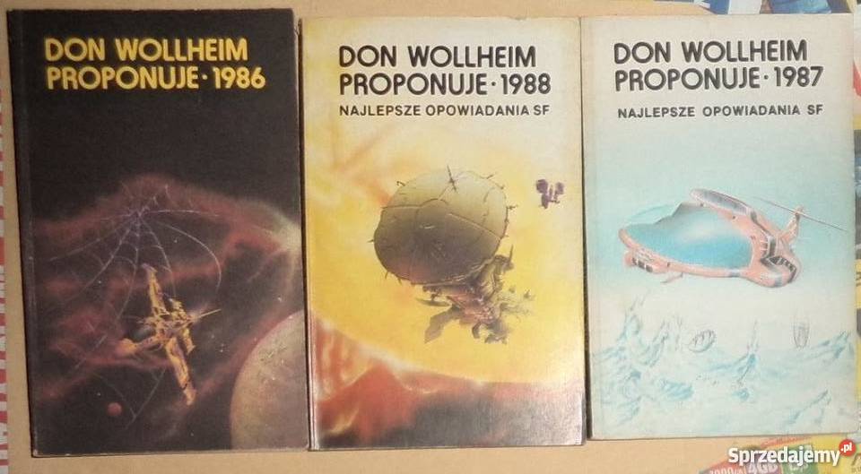Don WollHeim proponuje - 3 książki sf książka sf