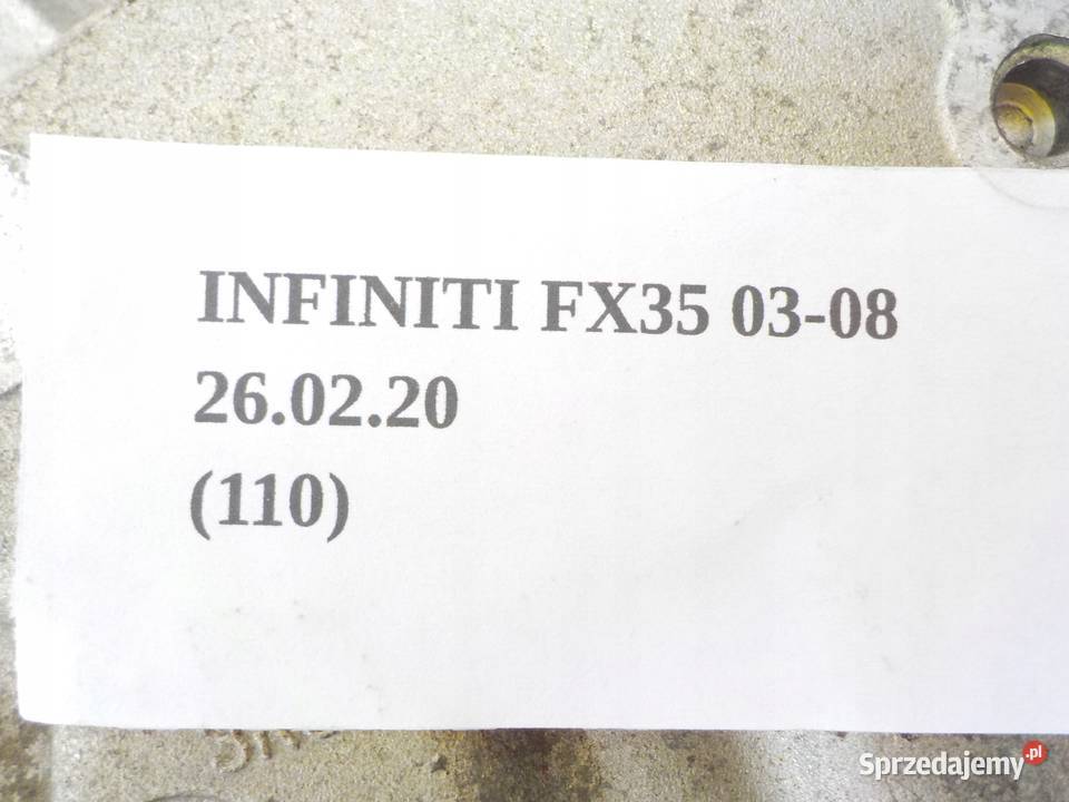 KOMPRESOR KLIMATYZACJI INFINITI FX35 0308 Nowy Tomyśl
