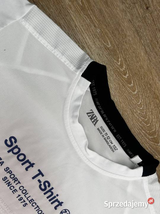 Biały tshirt 152 koszulka Zara biała koszulka na Rozmiar 152 Wyszków