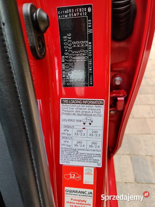 Toyota Auris 18 Hybrid Salon Polska Turek